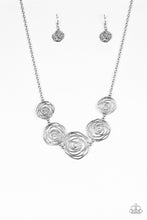 Load image into Gallery viewer, Rosy Rosette - Silver