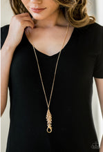 Load image into Gallery viewer, Twilight Twinkle Gold Lanyard