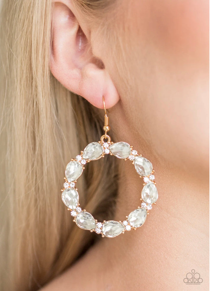 Ring Around The Rhinestone Gold