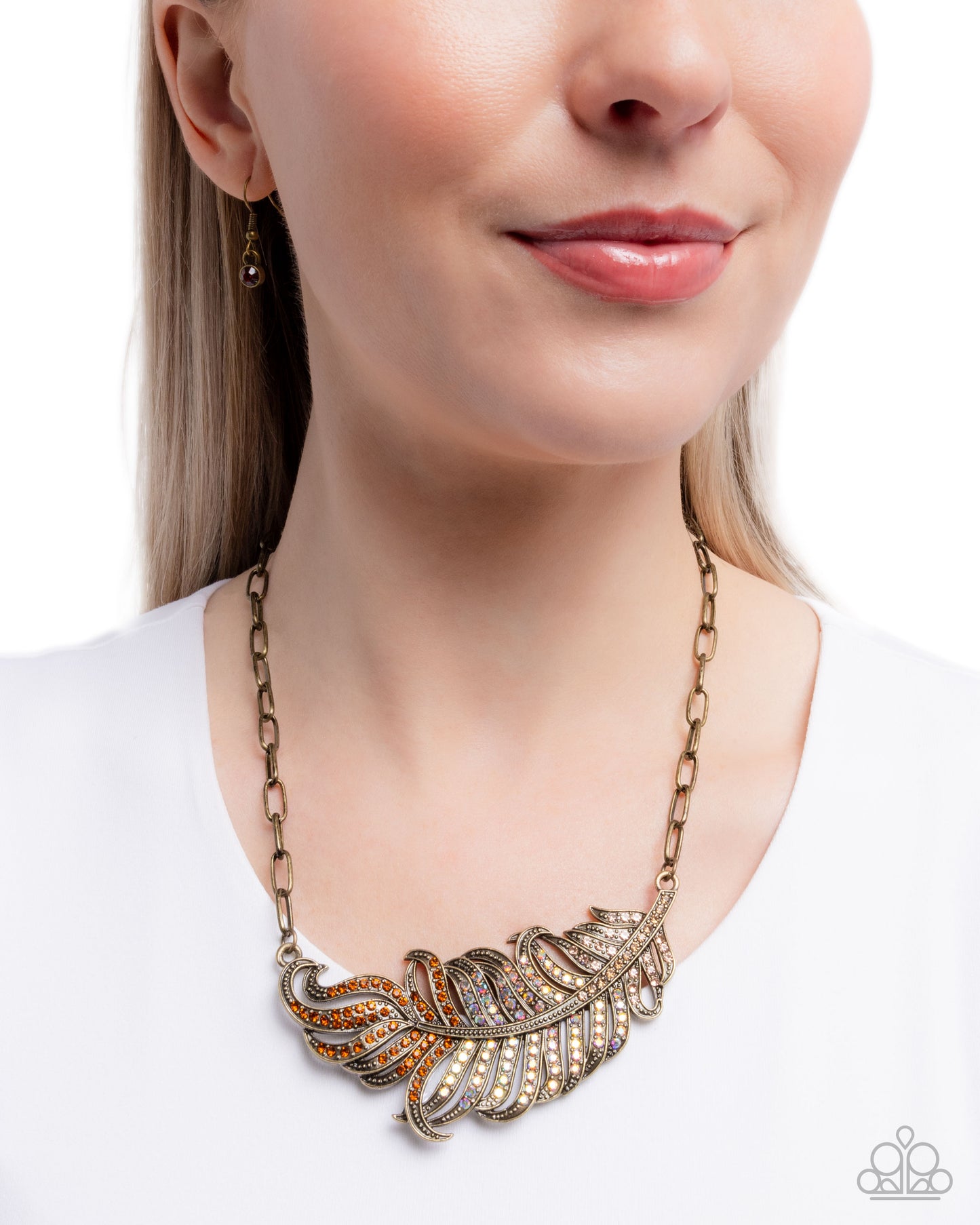 Fancy Feather - Brass  10-27-25