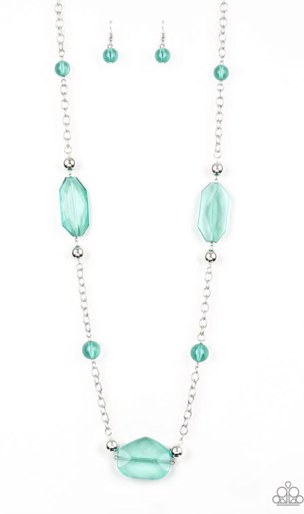 Crystal Charm Green