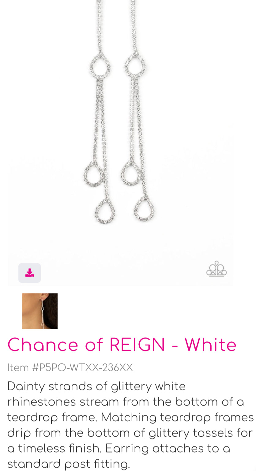 Chance of REIGN - White