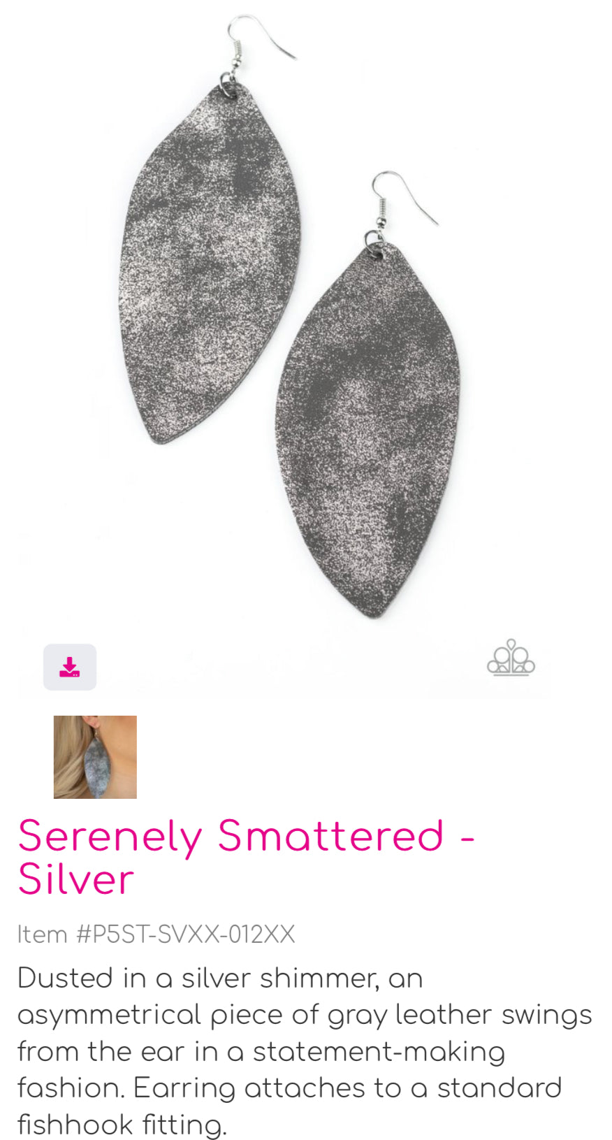 Serenely Smattered - Silver
