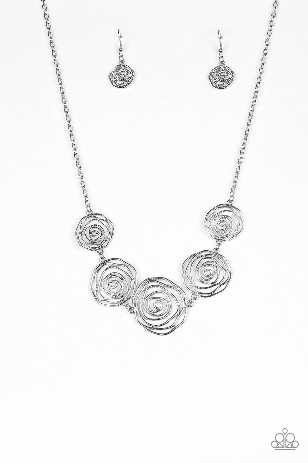 Rosy Rosette - Silver