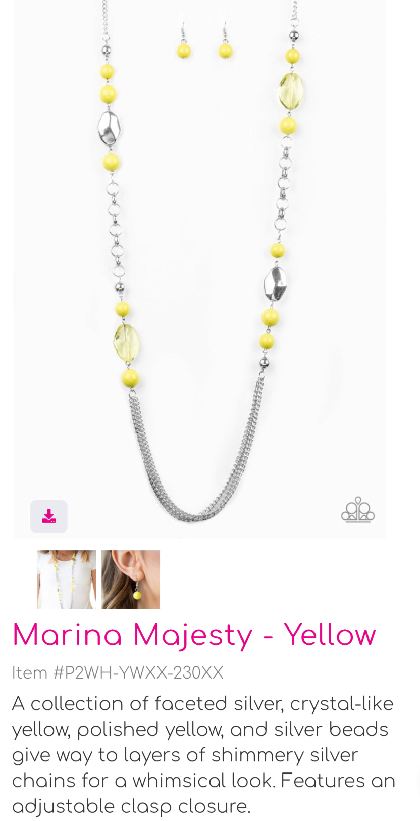 Marina Majesty - Yellow