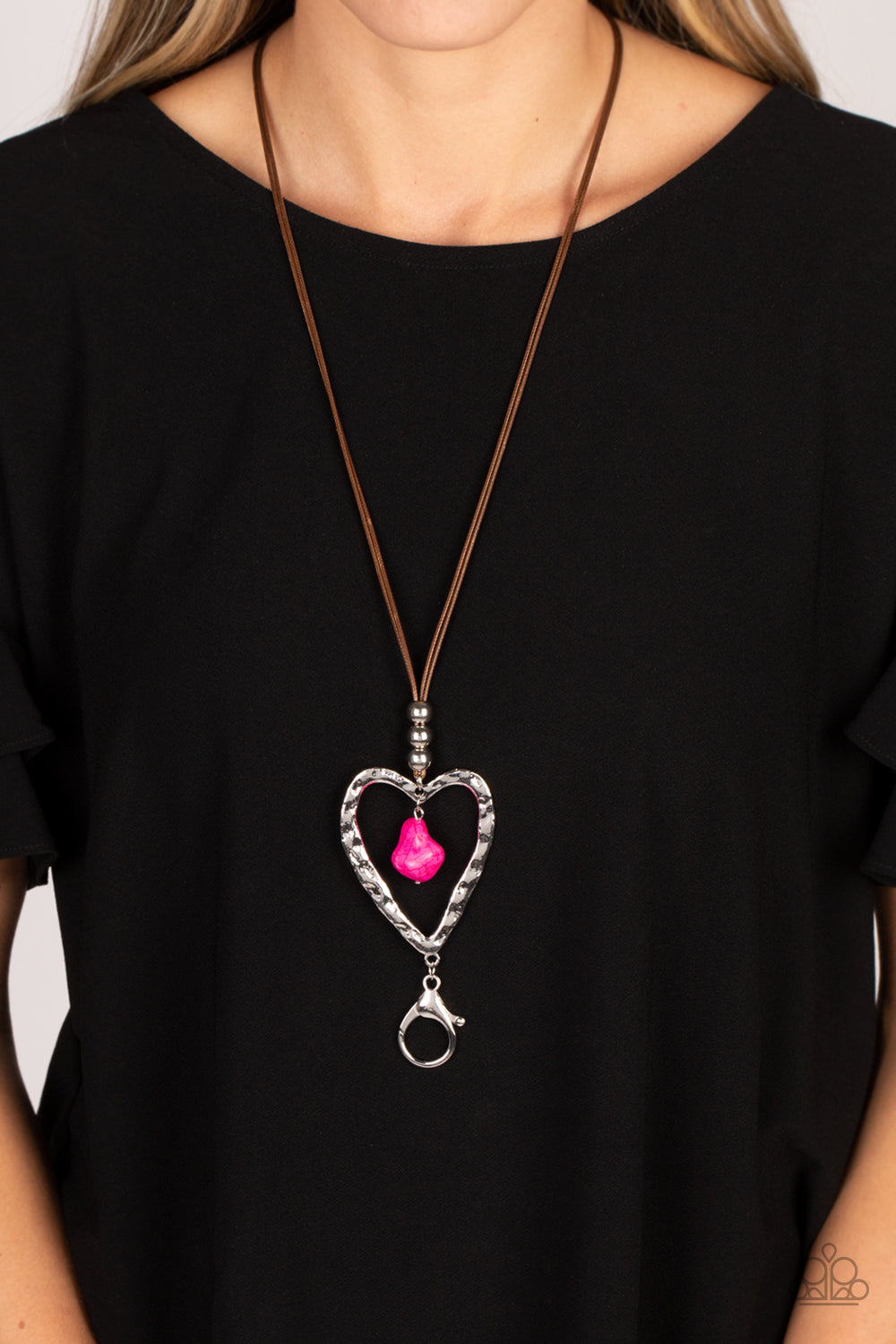 Santa Fe Sweetheart Lanyard - Pink
