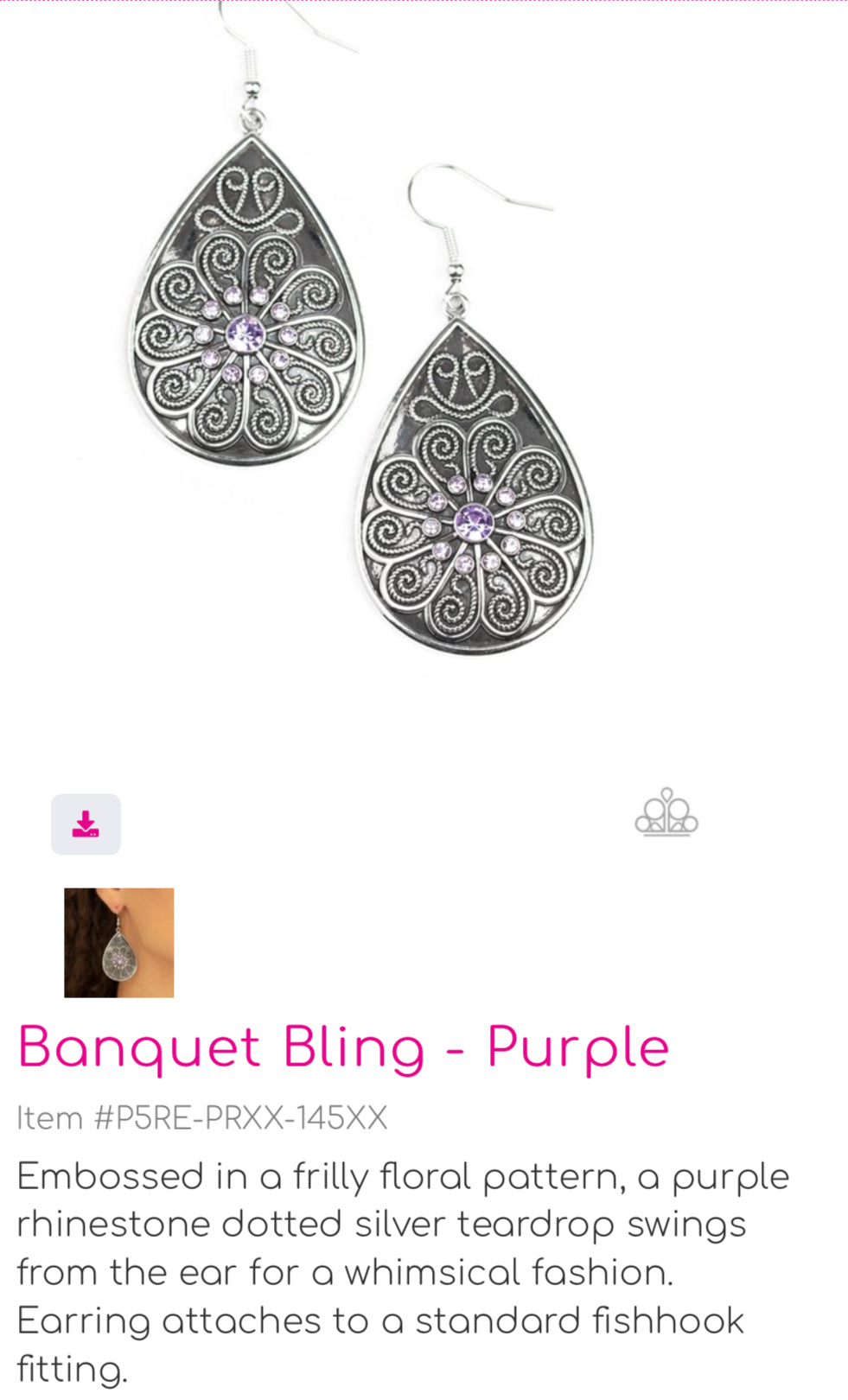 Banquet Bling - Purple