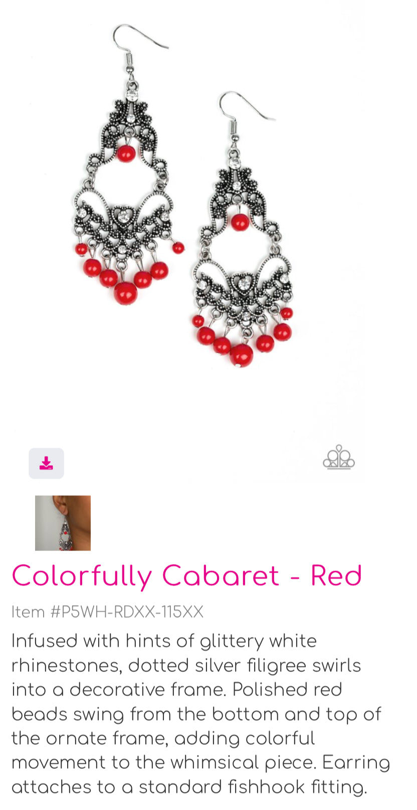 Colorfully Cabaret - Red