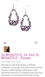 To BEDAZZLE, Or Not To BEDAZZLE - Purple