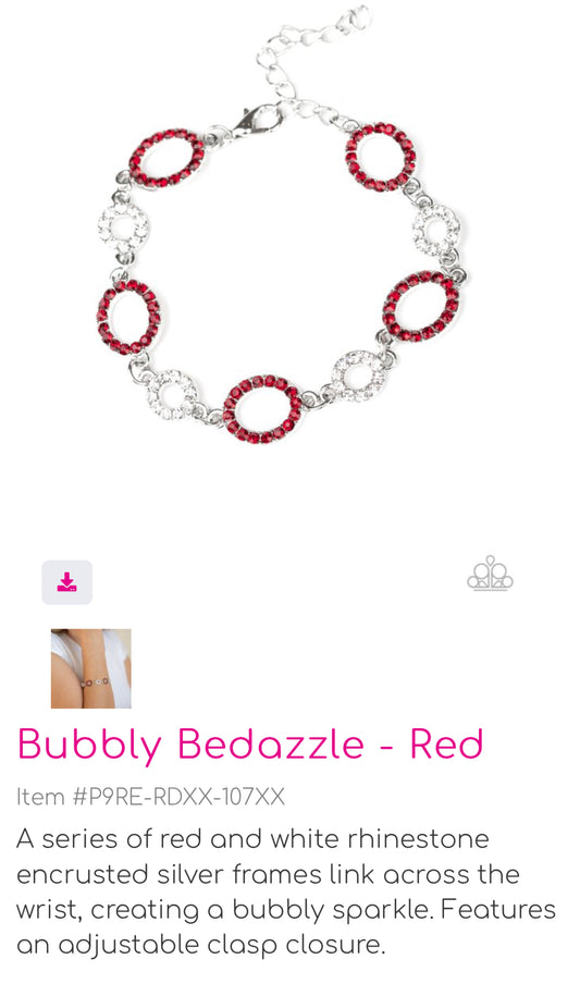 Bubbly Bedazzle - Red