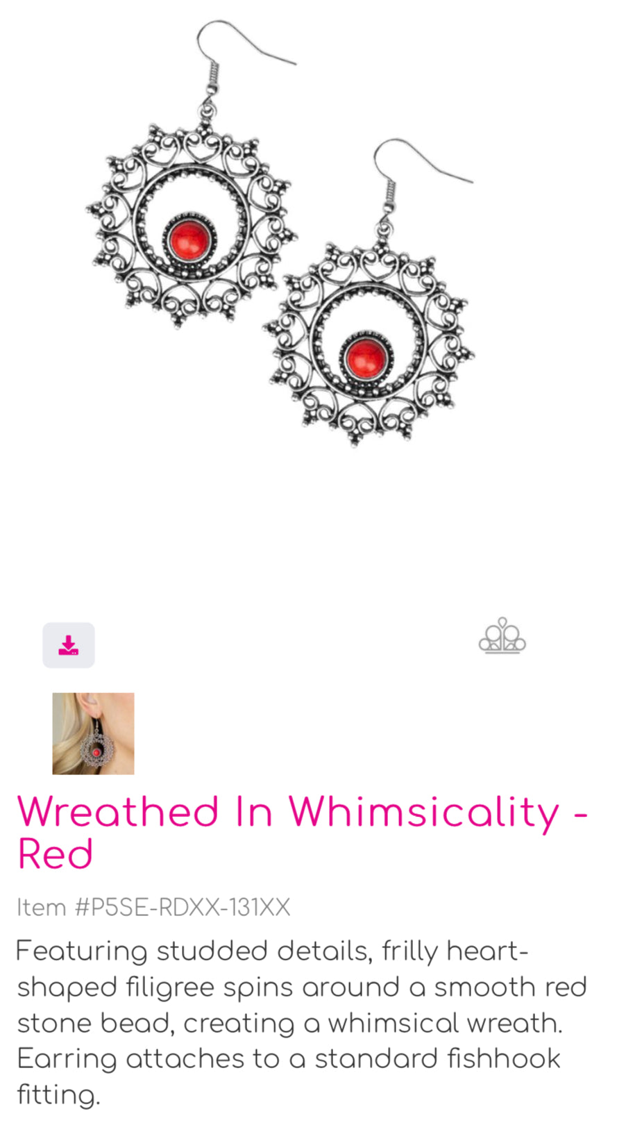 Wreathed In Whimsicality - Red