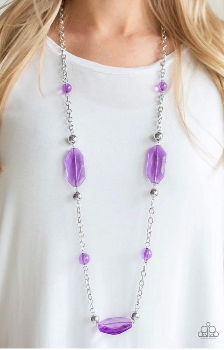 Crystal Charm Purple