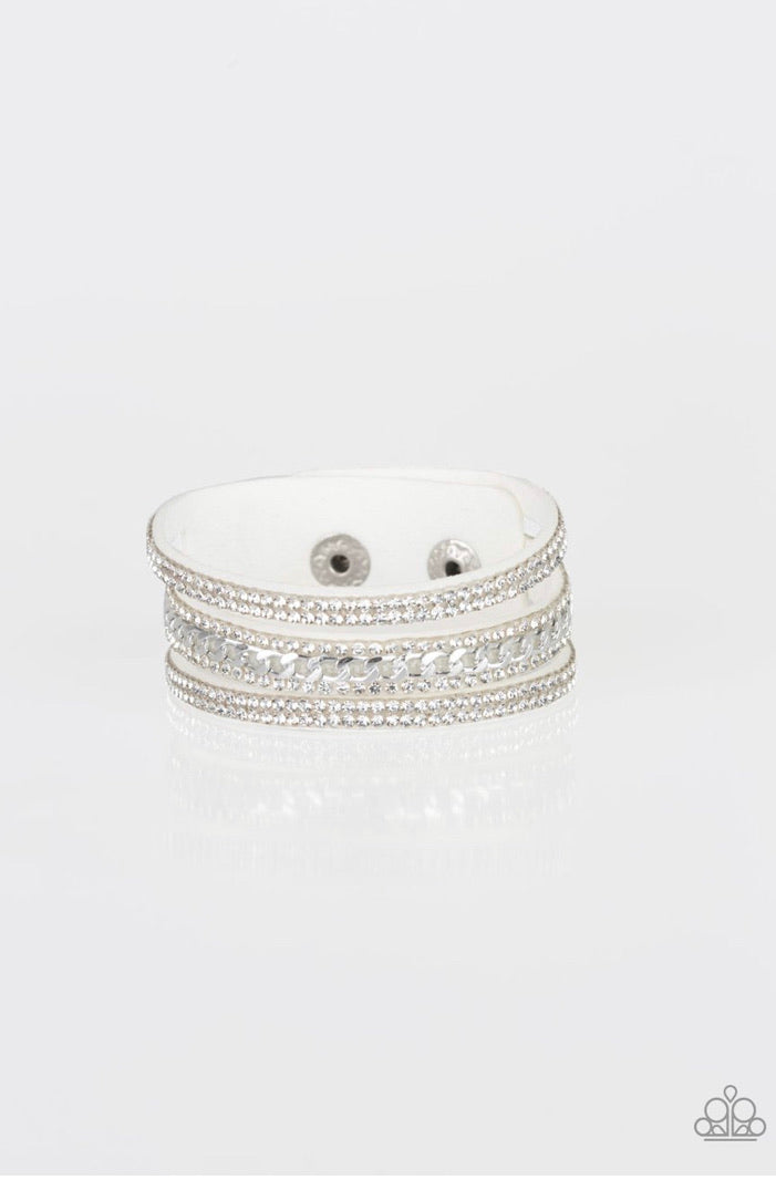 Rollin’ In Rhinestones White